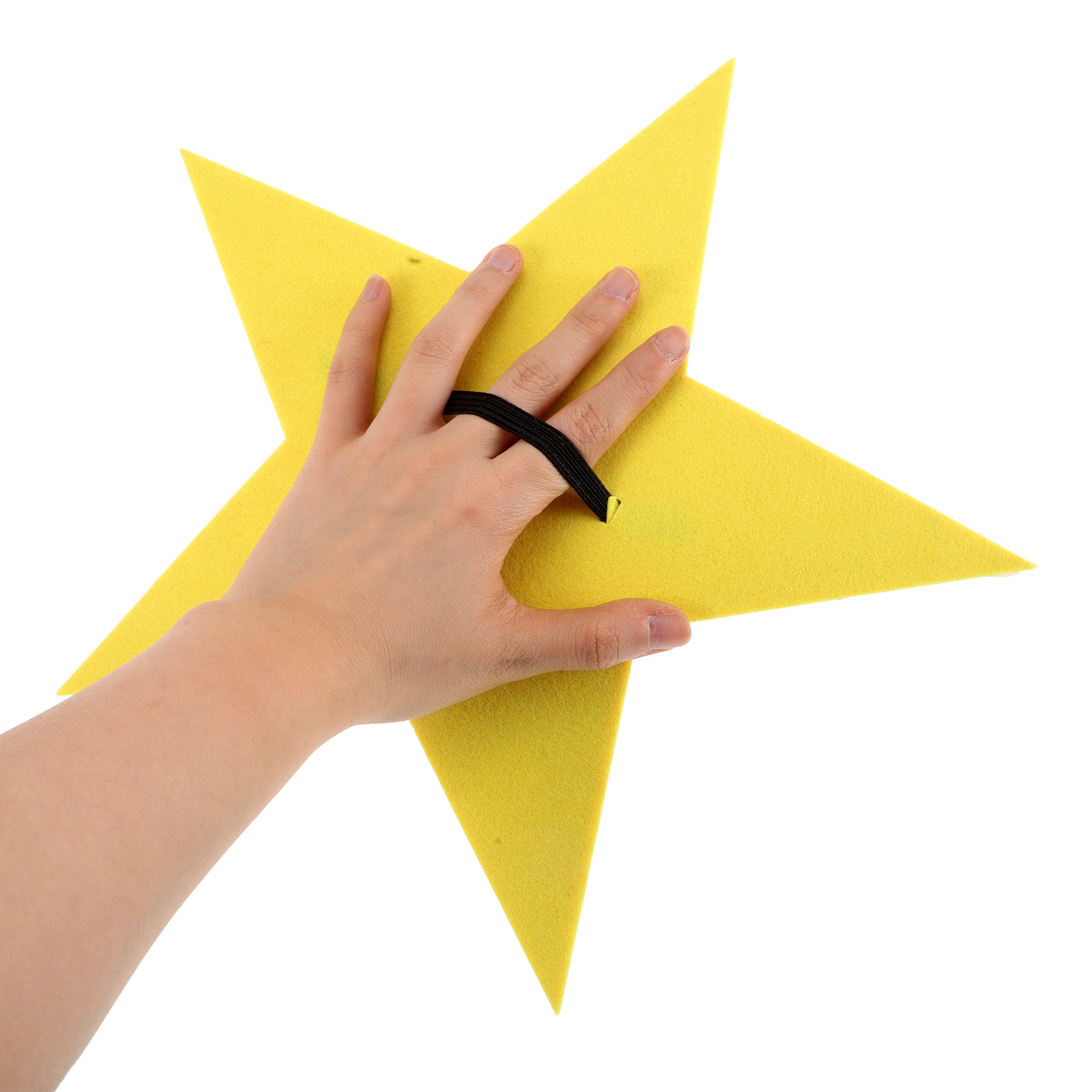 Easy Cosplay Prop - 2 ชิ้น อุปกรณ์ประกอบฉากรูปดาวแบบมือถือ ดาวห้าแฉก วัสดุผ้าสักหลาด พกพาสะดวก