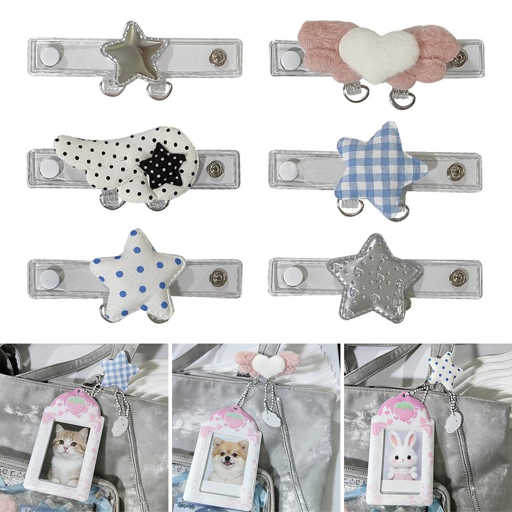 D Ring Strap - 1 ชิ้น ตัวขยายสายกระเป๋าแบบใส สไตล์ INS พร้อมห่วงตัว