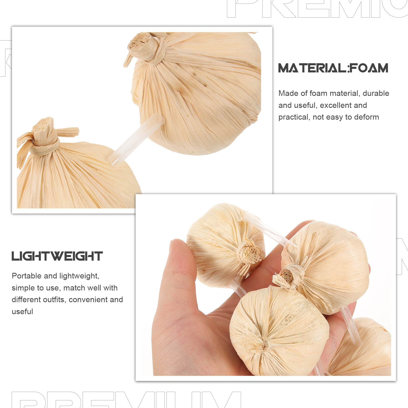 พวงมาลัยกระเทียมประดิษฐ์ วัสดุ - Easy Cosplay Prop บทวิจารณ์และราคา